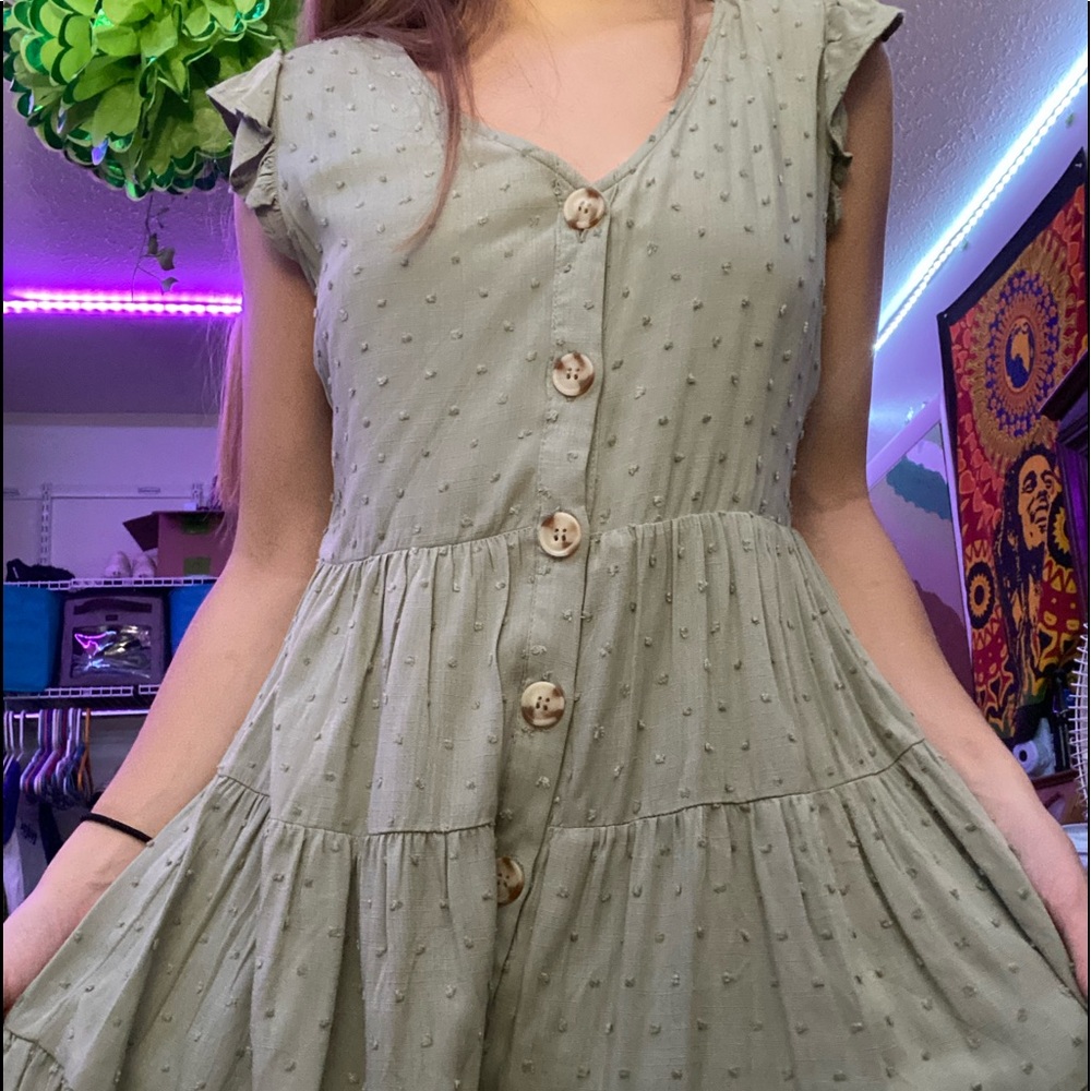 Green dress